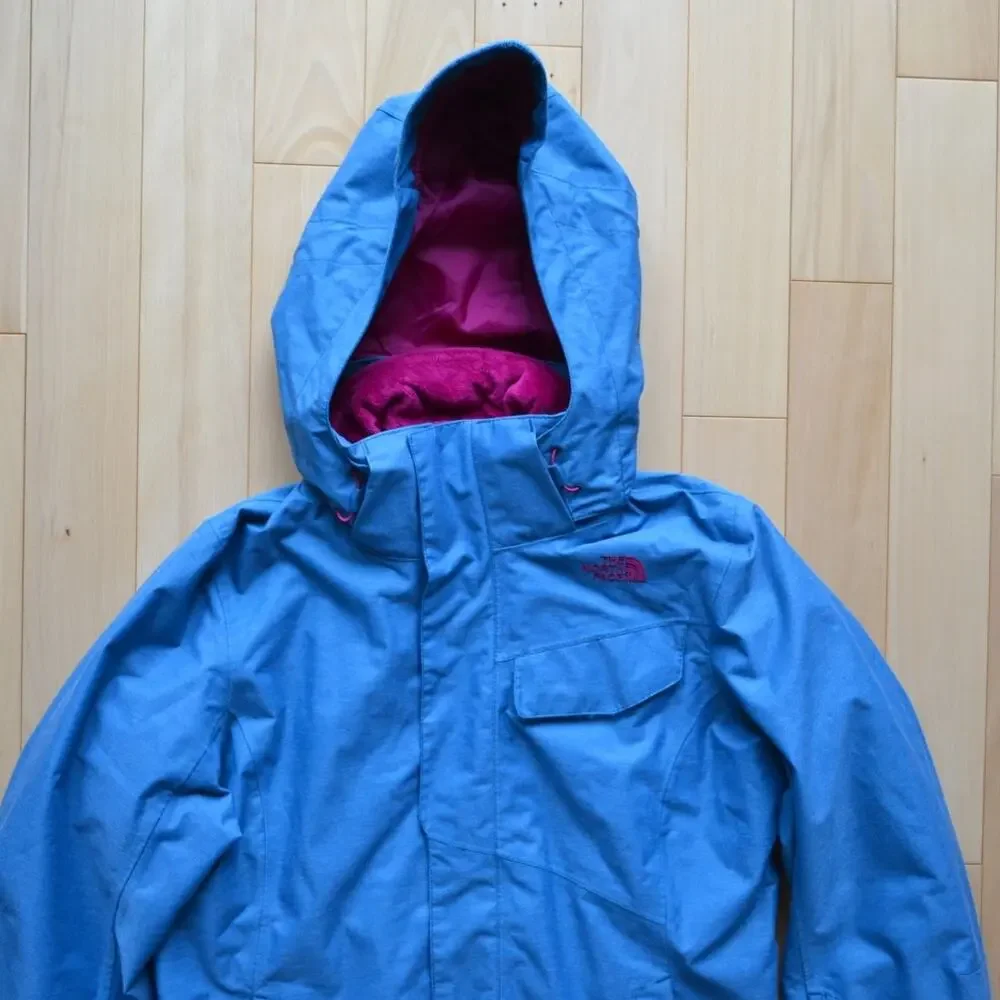 North Face Winter Jacket Plush Interior Size Medium Blue